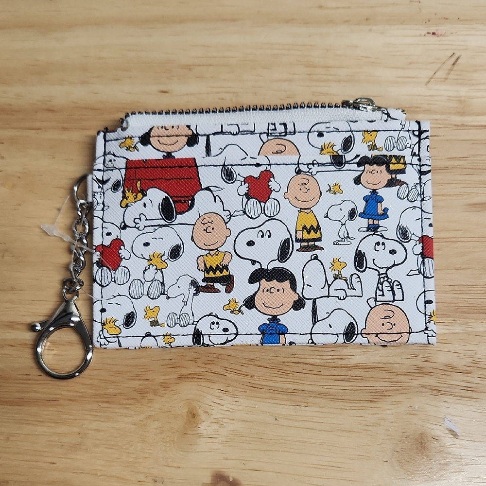 Snoopy Card Holder with Keychain
